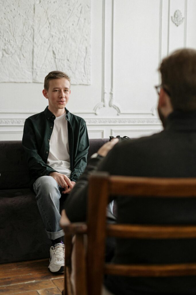 Person In Rehab Counseling