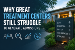 Why Great Treatment Centers Still Struggle to Generate Admissions