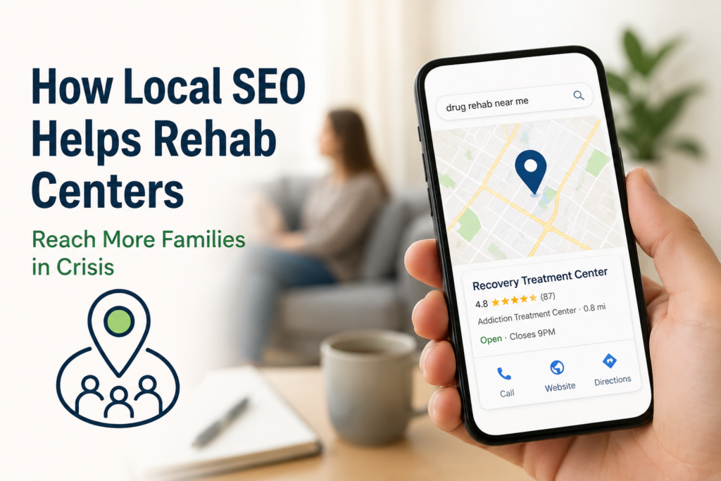 How Local SEO Helps Rehab Centers Reach More Families in Crisis